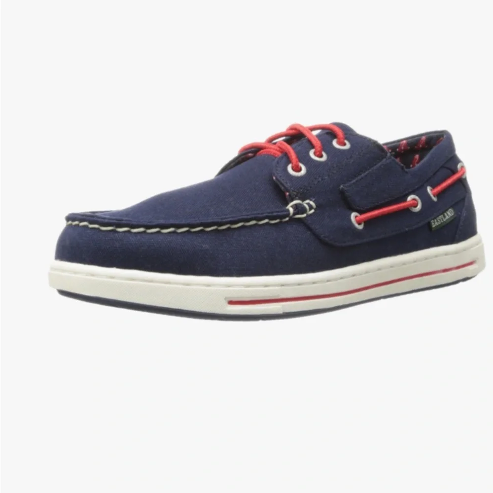 Eastland Men’s Adventure MLB Red Sox Navy Oxford with Logo size 12D